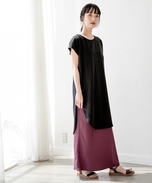 LOWRYS FARM(ローリーズファーム)の「ビコウタクスカート 879683(スカート・レディース・イエロー/ブラウン/パープル・FREE)」の7枚目の写真