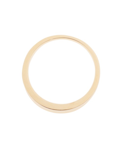 COCOSHNIK(ココシュニック)の「K10逆アール リング(リング・レディース・ホワイト系その他7・12号/14号)」の5枚目の写真