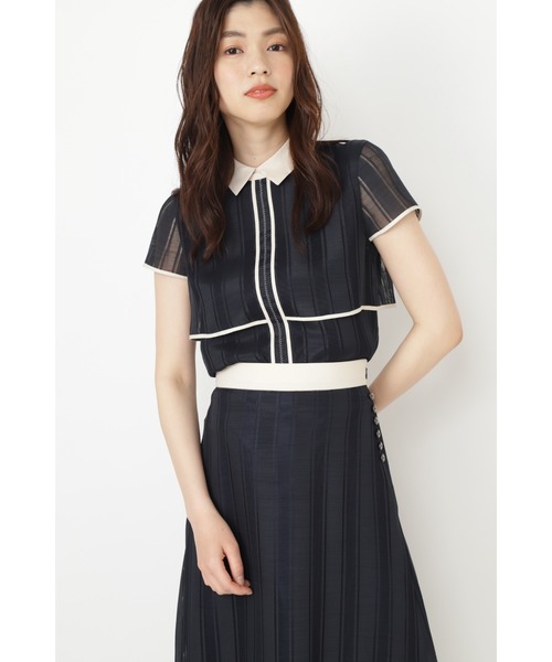 JILL STUART（ジルスチュアート）の「◇《Endy ROBE》ルビー襟付  