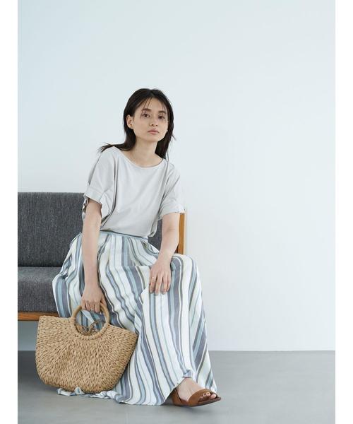 AMERICAN HOLIC(アメリカンホリック)の「タックスリーブドルマンカットプルオーバー *〇(Tシャツ/カットソー・レディース・チャコールグレー/ライトグレー/オフホワイト・FREE)」の12枚目の写真