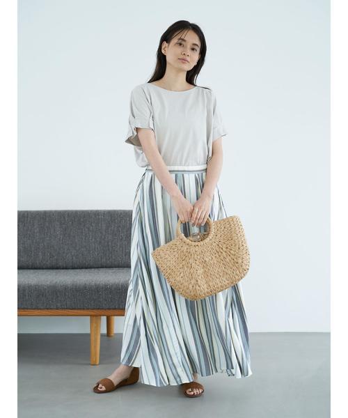 AMERICAN HOLIC(アメリカンホリック)の「タックスリーブドルマンカットプルオーバー *〇(Tシャツ/カットソー・レディース・チャコールグレー/ライトグレー/オフホワイト・FREE)」の14枚目の写真