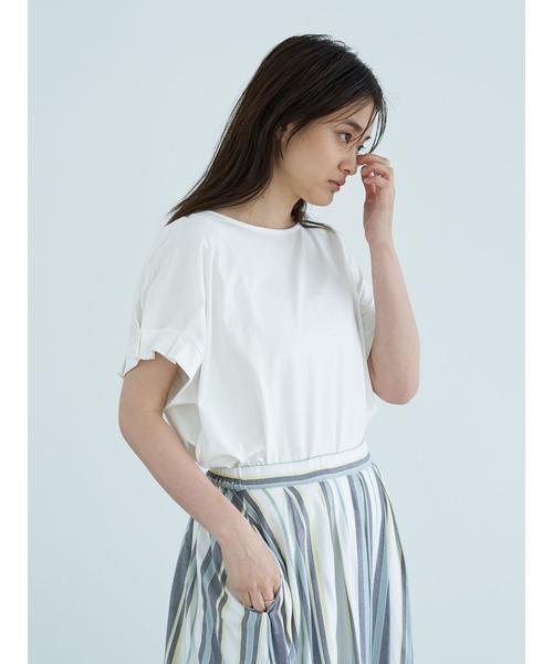 AMERICAN HOLIC(アメリカンホリック)の「タックスリーブドルマンカットプルオーバー *〇(Tシャツ/カットソー・レディース・チャコールグレー/ライトグレー/オフホワイト・FREE)」の18枚目の写真