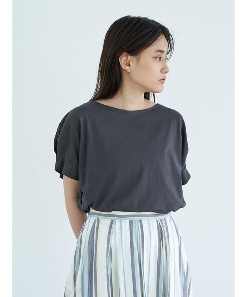 AMERICAN HOLIC(アメリカンホリック)の「タックスリーブドルマンカットプルオーバー *〇(Tシャツ/カットソー・レディース・チャコールグレー/ライトグレー/オフホワイト・FREE)」の21枚目の写真