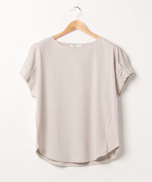 AMERICAN HOLIC(アメリカンホリック)の「タックスリーブドルマンカットプルオーバー *〇(Tシャツ/カットソー・レディース・チャコールグレー/ライトグレー/オフホワイト・FREE)」の5枚目の写真