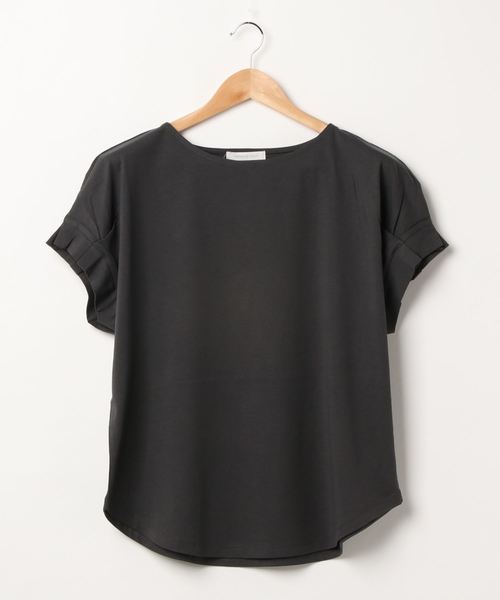 AMERICAN HOLIC(アメリカンホリック)の「タックスリーブドルマンカットプルオーバー *〇(Tシャツ/カットソー・レディース・チャコールグレー/ライトグレー/オフホワイト・FREE)」の6枚目の写真