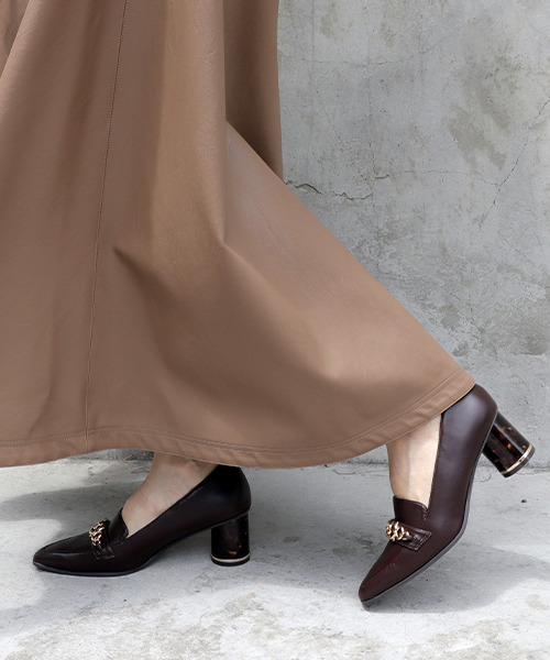 RANDA（ランダ）の「べっ甲ヒールローファー（パンプス）」 - WEAR