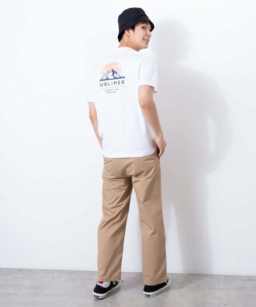 WEGO（ウィゴー）の「WEGO/マウンテンバックロゴTシャツ（Tシャツ/カットソー・メンズ・ホワイト/ホワイト系その他・SMALL/MEDIUM/LARGE）」の6枚目の写真