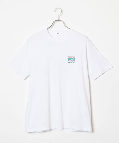 WEGO（ウィゴー）の「WEGO/マウンテンバックロゴTシャツ（Tシャツ/カットソー・メンズ・ホワイト/ホワイト系その他・SMALL/MEDIUM/LARGE）」の14枚目の写真
