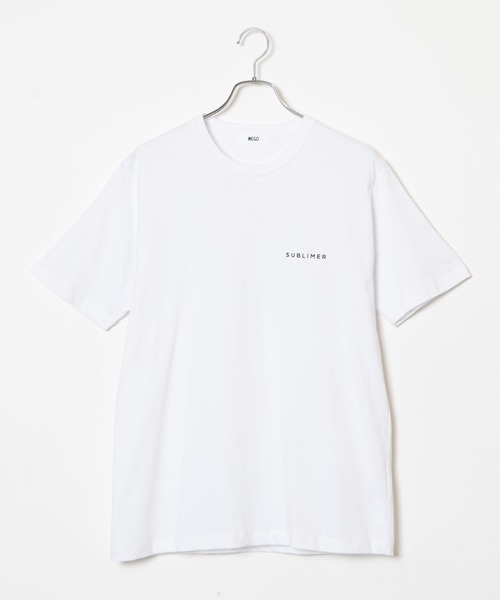 WEGO（ウィゴー）の「WEGO/マウンテンバックロゴTシャツ（Tシャツ/カットソー・メンズ・ホワイト/ホワイト系その他・SMALL/MEDIUM/LARGE）」の10枚目の写真