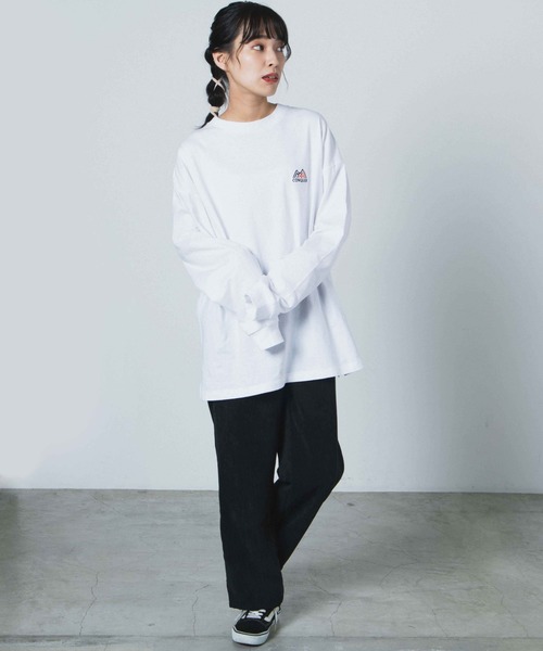 WEGO(ウィゴー)の「WEGO/コーデュロイストレートタックパンツ(スラックス・レディース・ブラック/ブルー/ブラウン/ベージュ/パープル/アイボリー・SMALL/MEDIUM)」の10枚目の写真