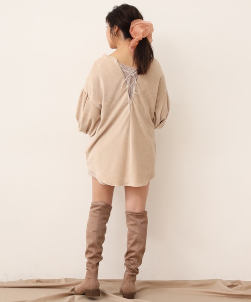 one after another NICE CLAUP（ワンアフターアナザーナイスクラップ）の「前後2wayコール天シャツ（シャツ/ブラウス・レディース・モカ/ライトベージュ/ブルー/オレンジ・FREE）」の19枚目の写真