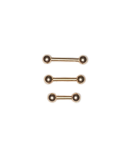 MORPH(モルフ)の「MORPH モルフ バーベルボディーピアス 14ゲージ 6mm~12mm(ピアス(片耳用)・レディース・ピンクゴールド・6/8/10/12)」の1枚目の写真