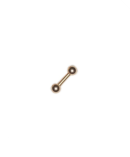 MORPH(モルフ)の「MORPH モルフ バーベルボディーピアス 14ゲージ 6mm~12mm(ピアス(片耳用)・レディース・ピンクゴールド・6/8/10/12)」の3枚目の写真