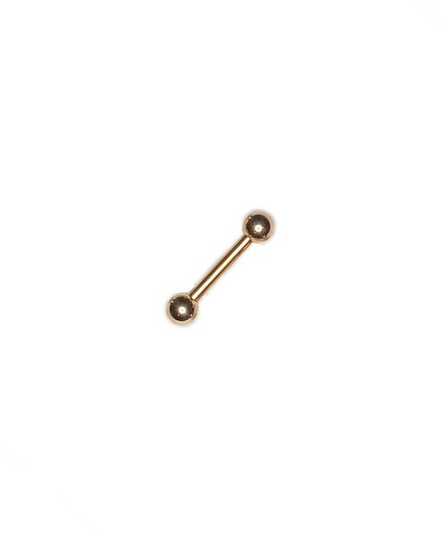 MORPH(モルフ)の「MORPH モルフ バーベルボディーピアス 14ゲージ 6mm~12mm(ピアス(片耳用)・レディース・ピンクゴールド・6/8/10/12)」の4枚目の写真