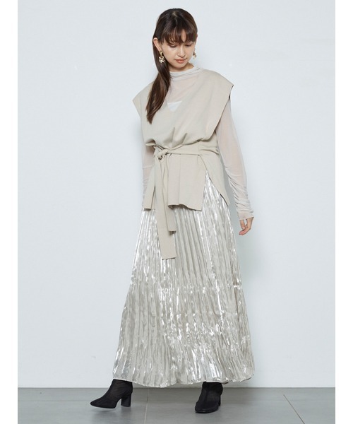 SNIDEL（スナイデル）の「シアーギャザーカットプルオーバー（T