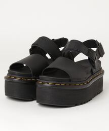 Dr. Martens | Dr.Martens QUAD ZEBRILUS VOSS QUAD BLACK HYDRO LEATHER / ドクターマーチン クアッド ゼブリラス ヴォス クアッド ブラック ハイドロ レザー(サンダル)
