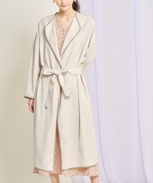 tocco closet | 【ZOZO限定】ウエストりぼん付き配色ライン入りスプリングコート(トレンチコート)