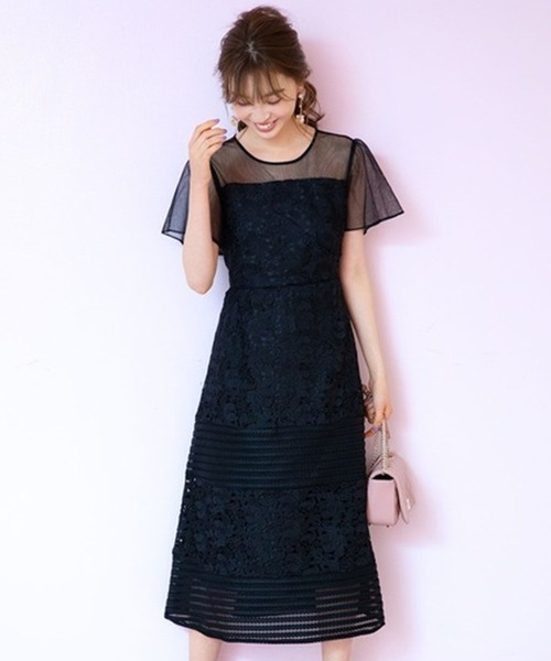 Bibiy.（ビビィ）ELODIE FRILL DRESS（ブラック/S）