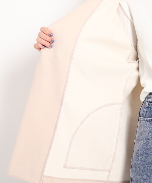 JET（ジェット）の「◆【ウォッシャブル】コットンダブルフェイスフーディコート（その他アウター・レディース・チャコールグレー/オフホワイト/ライトベージュ・04）」の16枚目の写真