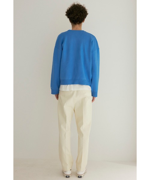 A‘gem 9（エージェムナイン）の「『LARTIGENT/ラーティゼン(L'HOMME/エル オム）』LAH1 CARDIGAN/ニットカーディガン(BTS等着用）（カーディガン/ボレロ・メンズ・ブルー・M/L）」の6枚目の写真