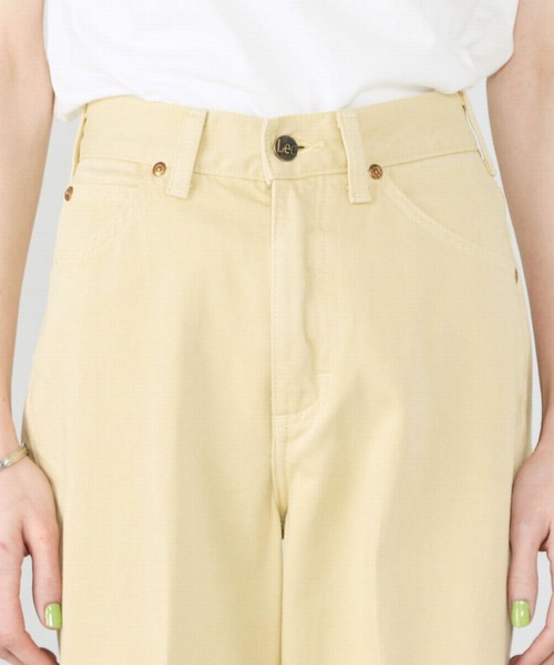 Lee（リー）の「【セットアップ対応】きれいめテーパードパンツ（デニムパンツ・レディース・イエロー/ピンク/ワンウォッシュ・MEDIUM/X-SMALL/SMALL）」の13枚目の写真