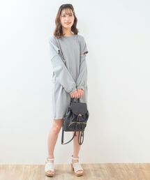 MAJESTIC LEGON | オープンスリーブスウェットワンピ(ワンピース)