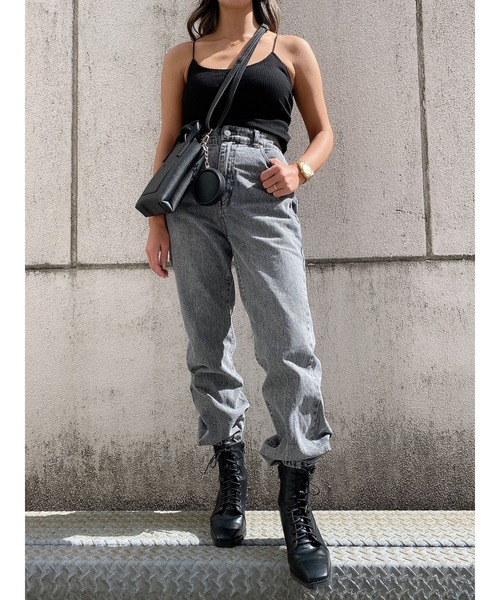 LiSeek（リシーク）の「【LiSeeK】ソフトフレア加工パンツ（その他パンツ・レディース・ホワイト/ライトブルー/パープル/グレー/ブルー・FREE）」の21枚目の写真