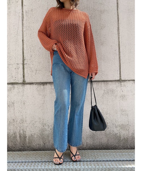 LiSeek（リシーク）の「【LiSeeK】ソフトフレア加工パンツ（その他パンツ・レディース・ホワイト/ライトブルー/パープル/グレー/ブルー・FREE）」の16枚目の写真