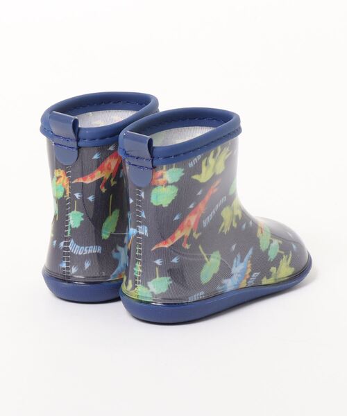 Marble Line（マーブルライン）の「ML総柄レインブーツ（レインシューズ・キッズ・ネイビー/ピンク/ブルー/パープル・17/19/16/14/15 /20/18/13）」の6枚目の写真