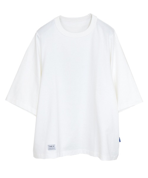Elephant Blanc（エレファンブラン）の「elephant TRIBAL fabrics Epaulette sleeve T-sh（Tシャツ/カットソー・メンズ・ブラック/オフホワイト・FREE）」の2枚目の写真
