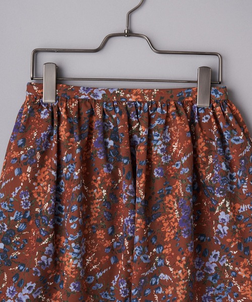 CIAOPANIC（チャオパニック）の「フラワー2WAYスカート（スカート・レディース・キャメル/ブラック・FREE）」の3枚目の写真