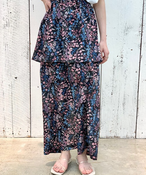 CIAOPANIC（チャオパニック）の「フラワー2WAYスカート（スカート・レディース・キャメル/ブラック・FREE）」の11枚目の写真