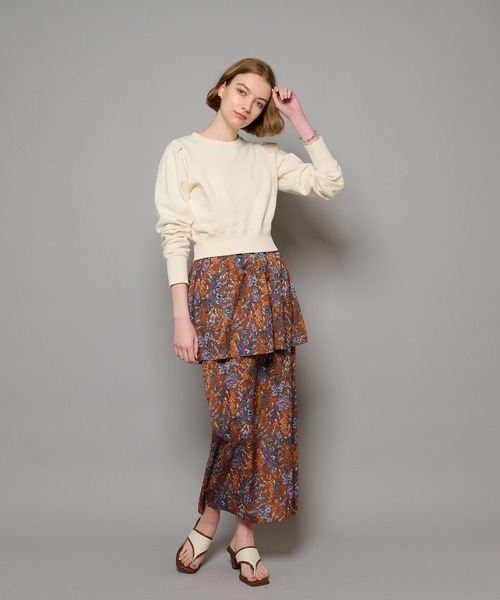 CIAOPANIC（チャオパニック）の「フラワー2WAYスカート（スカート・レディース・キャメル/ブラック・FREE）」の19枚目の写真