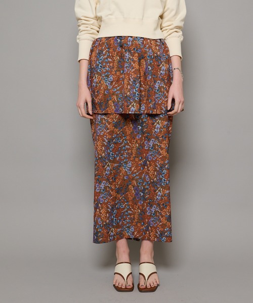 CIAOPANIC（チャオパニック）の「フラワー2WAYスカート（スカート・レディース・キャメル/ブラック・FREE）」の16枚目の写真