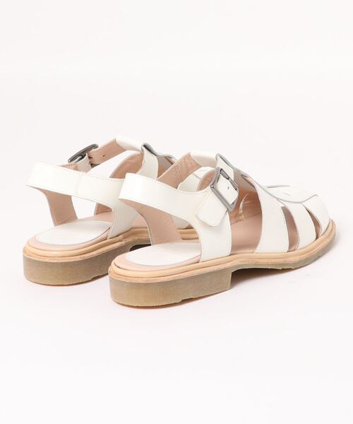 Paraboot（パラブーツ）の「【PARABOOT】IBERIS WOMEN（サンダル・レディース・ホワイト/ブラック・4/4h/3h）」の4枚目の写真