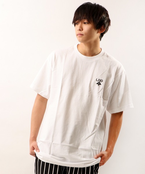 LRG（エルアールジー）の「LRG ブランドロゴプリント 半袖Tシャツ（Tシャツ/カットソー・メンズ・ホワイト/ホワイト系その他/ネイビー/グレー/レッド/レッド系その他/ブラック/グレー系その他/ブラック系その他・2XL/XL/M/L）」の3枚目の写真