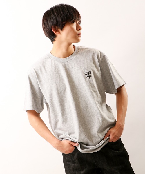 LRG（エルアールジー）の「LRG ブランドロゴプリント 半袖Tシャツ（Tシャツ/カットソー・メンズ・ホワイト/ホワイト系その他/ネイビー/グレー/レッド/レッド系その他/ブラック/グレー系その他/ブラック系その他・2XL/XL/M/L）」の6枚目の写真