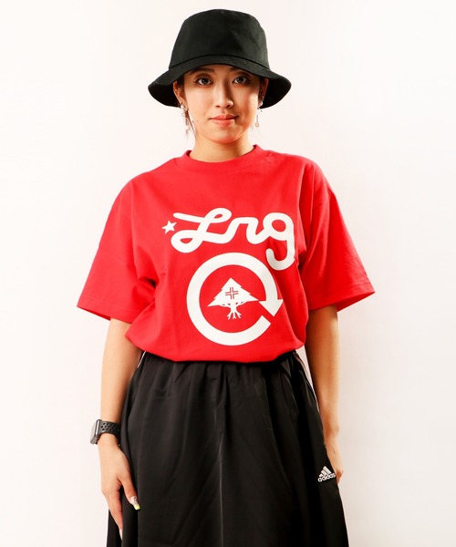 LRG（エルアールジー）の「LRG ブランドロゴプリント 半袖Tシャツ（Tシャツ/カットソー・メンズ・ホワイト/ホワイト系その他/ネイビー/グレー/レッド/レッド系その他/ブラック/グレー系その他/ブラック系その他・2XL/XL/M/L）」の11枚目の写真