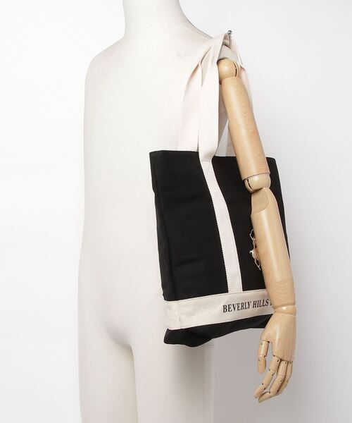 BEVERLY HILLS POLO CLUB（ビバリーヒルズポロクラブ）の「【BEVERLY HILLS POLO CLUB】ポロキャンバストート　縦長 BHC003（トートバッグ・レディース・ホワイト系その他/ホワイト系その他3/ブラック/グレー/ネイビー/ホワイト系その他2・FREE）」の22枚目の写真