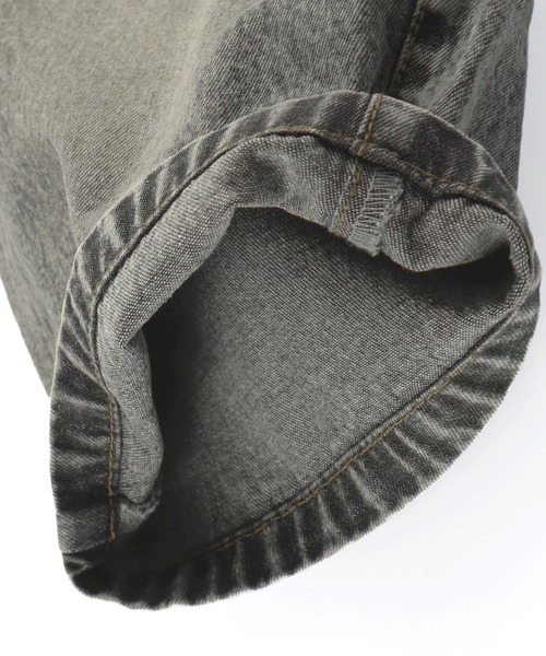 RADCHAP（ラッドチャップ）の「エスニックガチャベルト付きデニムハーフパンツ（デニムパンツ・キッズ・グレー/ブルー・100cm/110cm/120cm/130cm/140cm/150cm/90cm）」の8枚目の写真