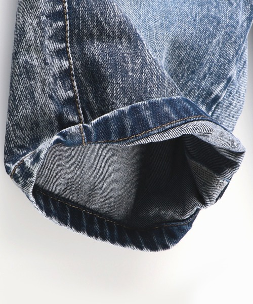 RADCHAP（ラッドチャップ）の「エスニックガチャベルト付きデニムハーフパンツ（デニムパンツ・キッズ・グレー/ブルー・100cm/110cm/120cm/130cm/140cm/150cm/90cm）」の15枚目の写真