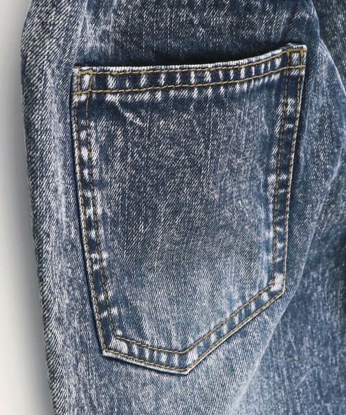 RADCHAP（ラッドチャップ）の「エスニックガチャベルト付きデニムハーフパンツ（デニムパンツ・キッズ・グレー/ブルー・100cm/110cm/120cm/130cm/140cm/150cm/90cm）」の16枚目の写真