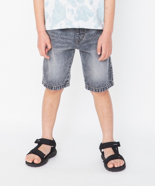 RADCHAP（ラッドチャップ）の「エスニックガチャベルト付きデニムハーフパンツ（デニムパンツ・キッズ・グレー/ブルー・100cm/110cm/120cm/130cm/140cm/150cm/90cm）」の17枚目の写真