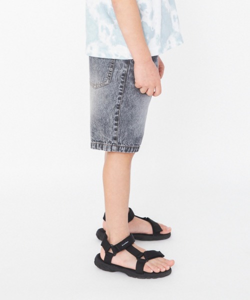 RADCHAP（ラッドチャップ）の「エスニックガチャベルト付きデニムハーフパンツ（デニムパンツ・キッズ・グレー/ブルー・100cm/110cm/120cm/130cm/140cm/150cm/90cm）」の19枚目の写真
