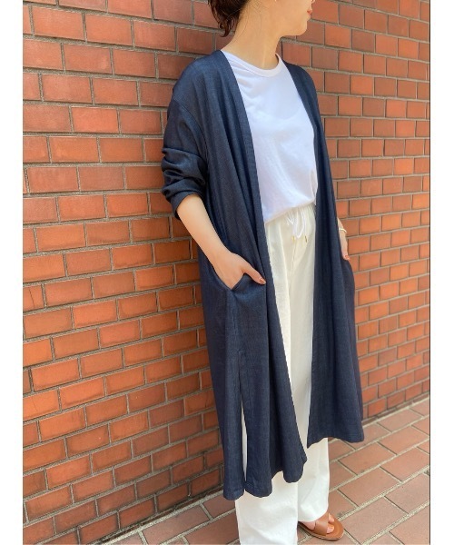 BEARDSLEY（ビアズリー）の「デニム羽織（その他アウター・レディース・インディゴブルー・SMALL/LARGE/FREE）」の17枚目の写真