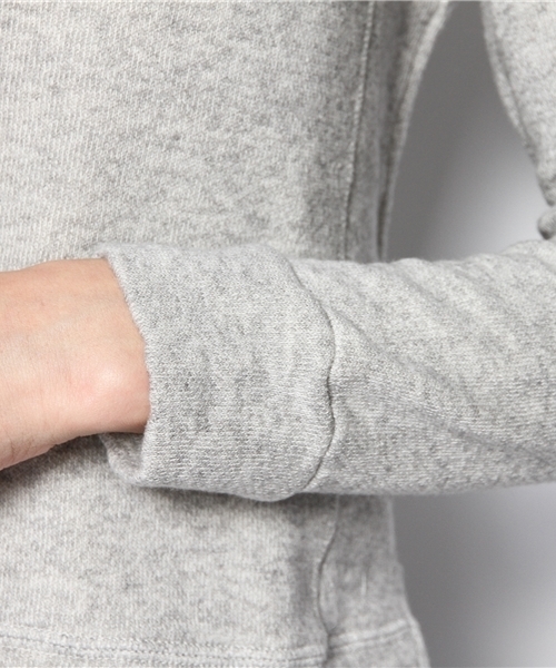 SHIPS for women（シップスフォーウィメン）の「312040070裏毛　コンビプルオーバー（Tシャツ/カットソー・レディース・グレー/ダークグレー/ブラック・38/36）」の12枚目の写真