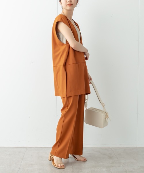 Omekashi(オメカシ)の「深Vベスト(ベスト・レディース・ブラウン/ブラック/ライム・FREE)」の17枚目の写真