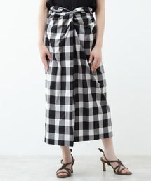 マルティニーク ドビーチェック スカート 2018AW マルティニーク ドビーチェック スカート 2018AW