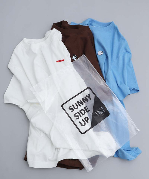 ＆ビッグプリント オーバーサイズTシャツ＜ホワイト＞(S