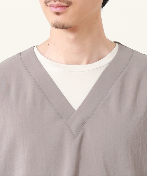 JOURNAL STANDARD(ジャーナルスタンダード)の「【EVALET / エバレット】ストレッチ ウォッシャブル Vネック Tシャツ(Tシャツ/カットソー・メンズ・チャコールグレー/ベージュ/タン・SMALL/MEDIUM/LARGE)」の8枚目の写真